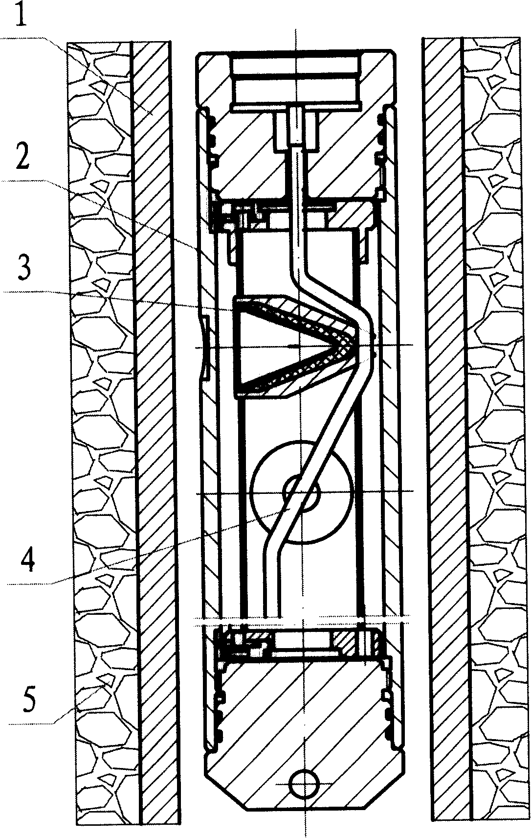 High hole dense perforation pressing crack sand controlling device for oil well