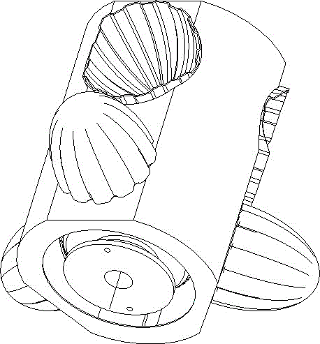 Fruit roll spin juicing mechanism