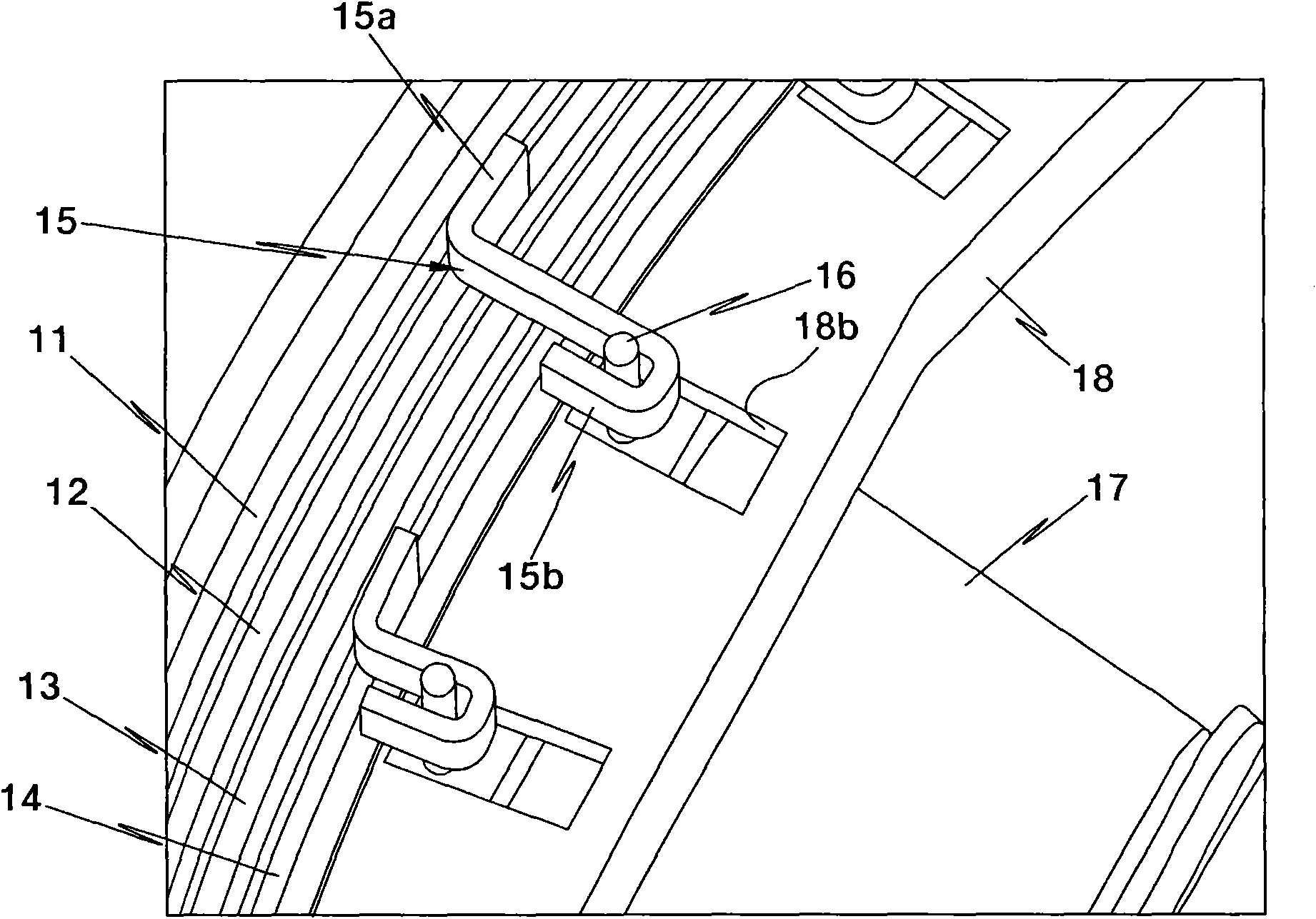 Concentrated winding type driving motor for vehicle