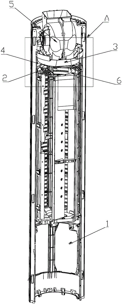 Vertical type cross-flow air conditioner with top air outlet function, and control method