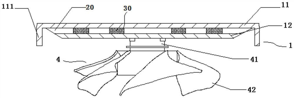 Motor liner assembly for ceiling type air conditioner and ceiling type air conditioner