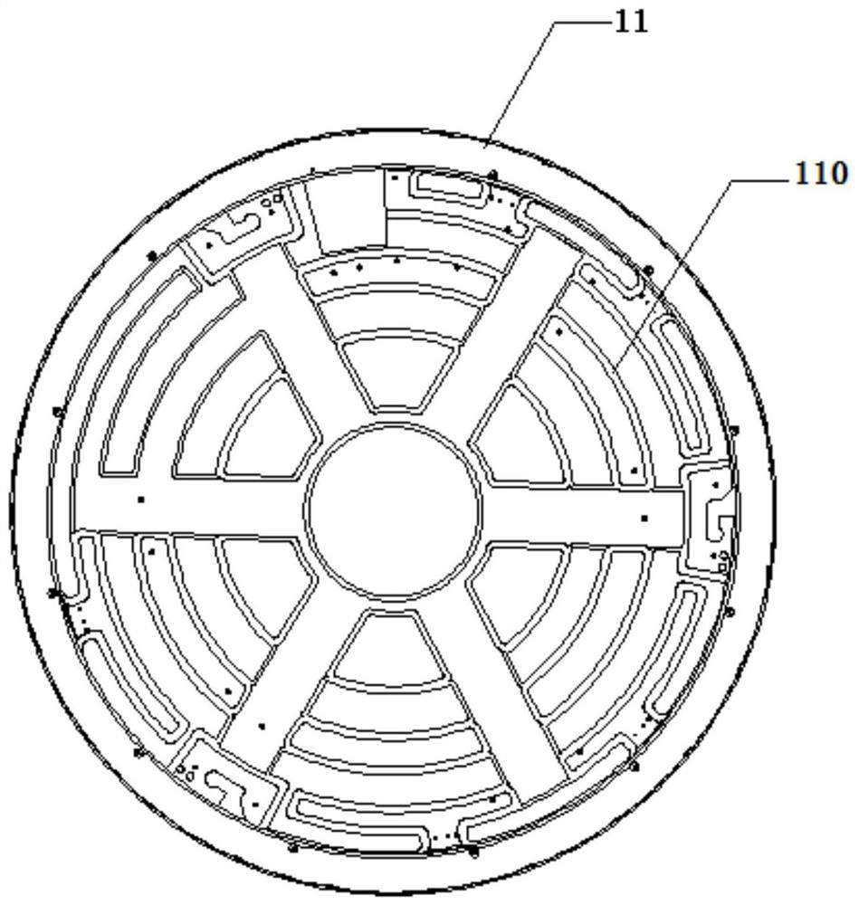 Motor liner assembly for ceiling type air conditioner and ceiling type air conditioner