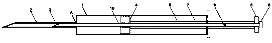 Percutaneous puncture catheter needle