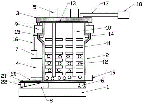 Mixing stirrer for producing paint