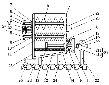 Chemical fertilizer crushing device for agriculture