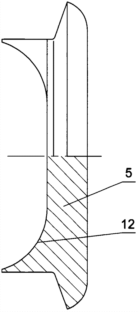 Forged welding valve body structure of side exhaust electromagnetic pressure relief valve