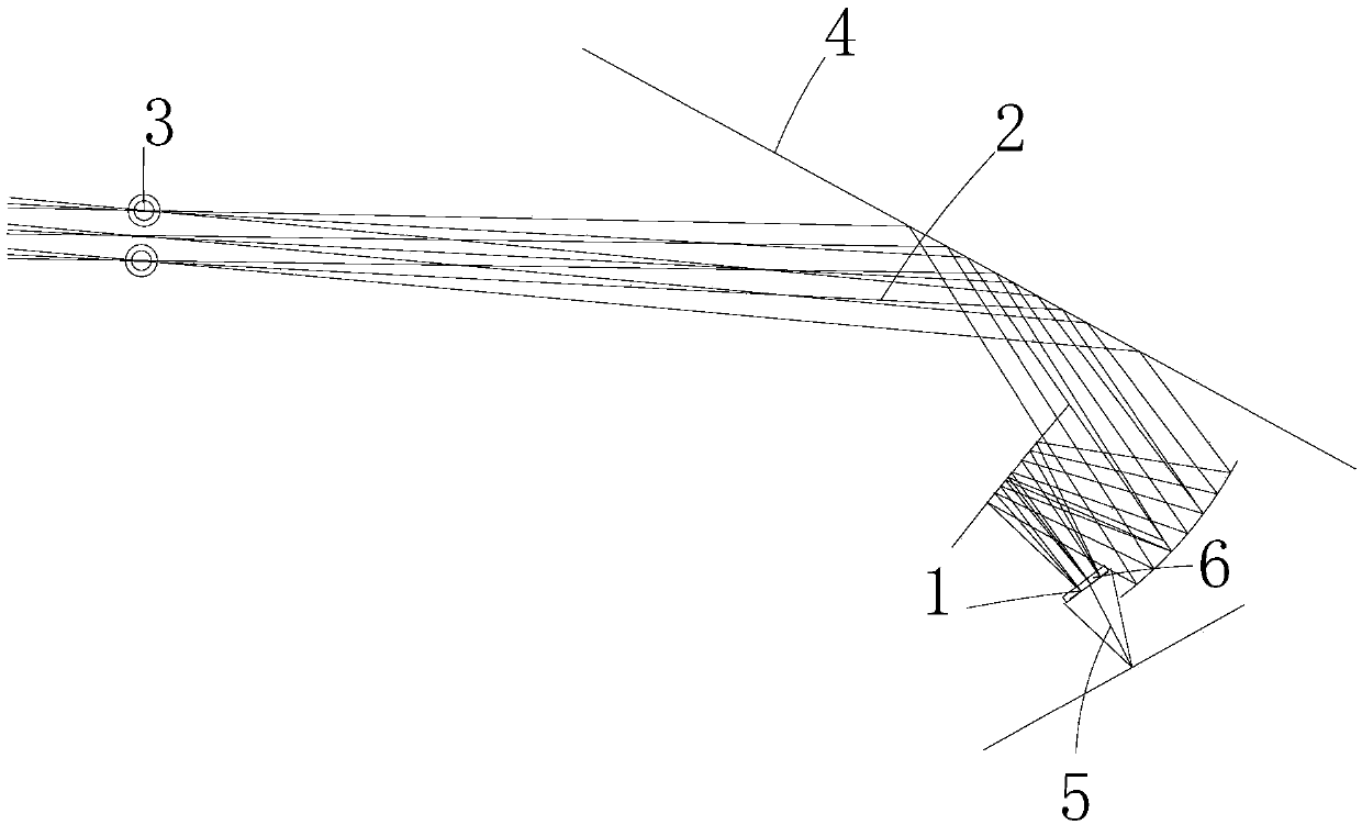 Virtual image imaging system with anti-peep film