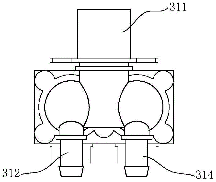 A washing machine with a hand rubbing device