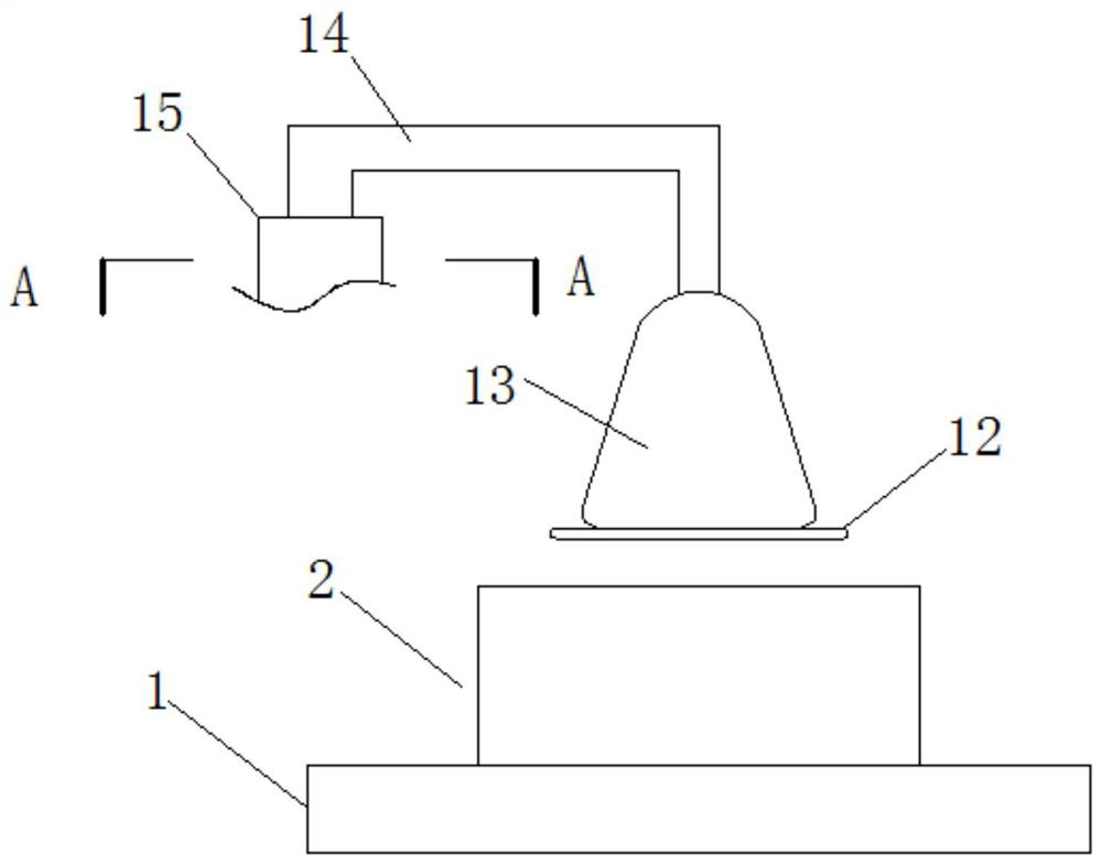 An accurate detection device for air leakage of mask packaging bags based on Bernoulli's principle