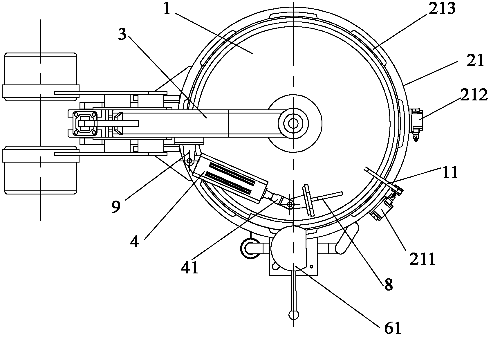 Automatic cylinder cover locking device and cheese dyeing machine comprising same