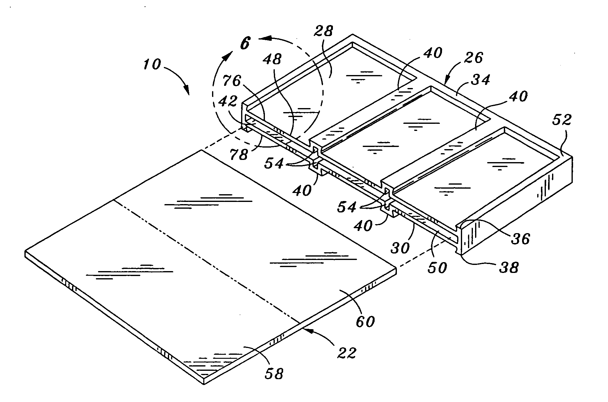 Plate concrete dowel system