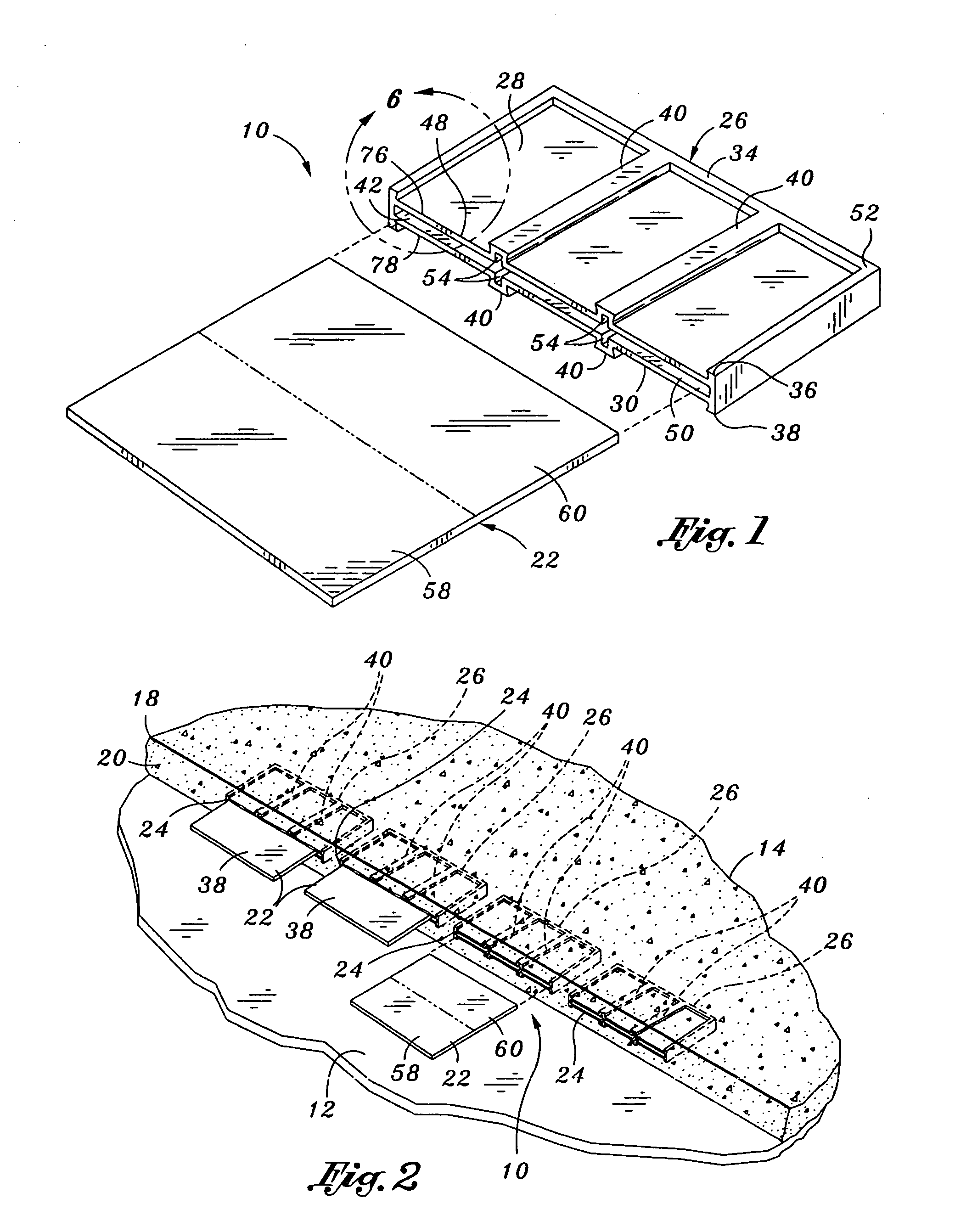 Plate concrete dowel system