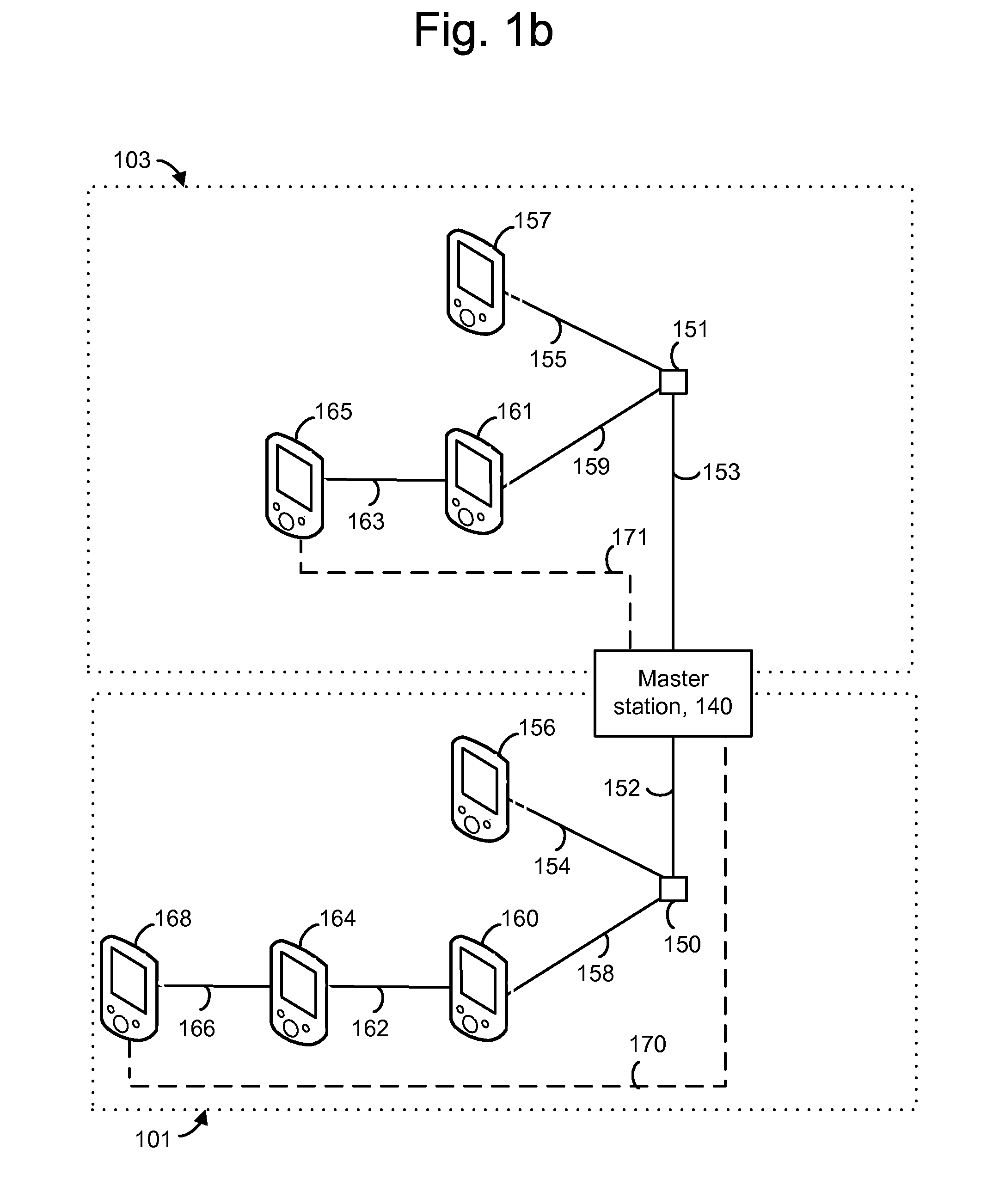 Digital intercom network over dc-powered microphone cable