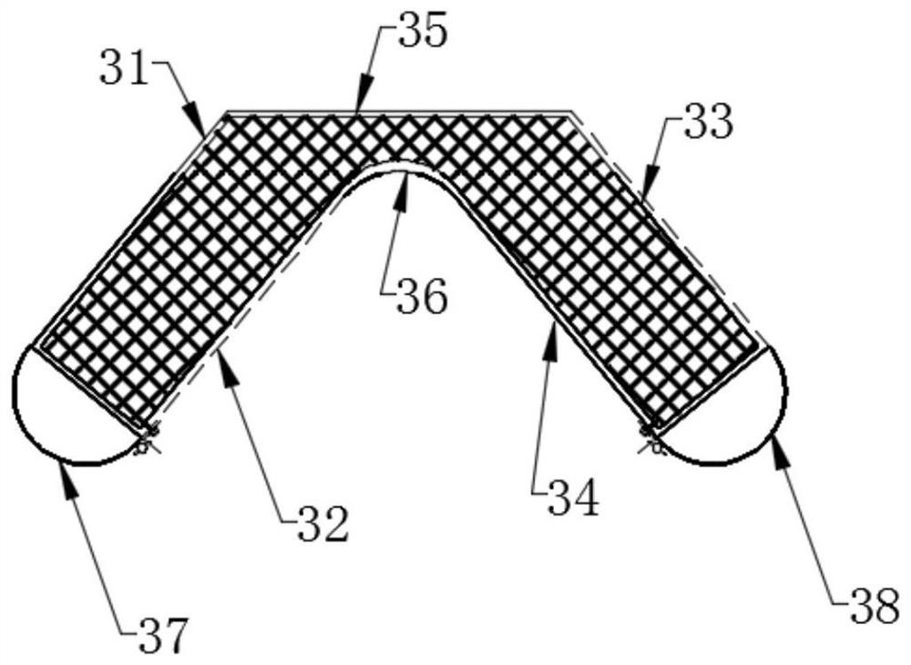 Low-resistance rainproof noise reduction device for air inlet