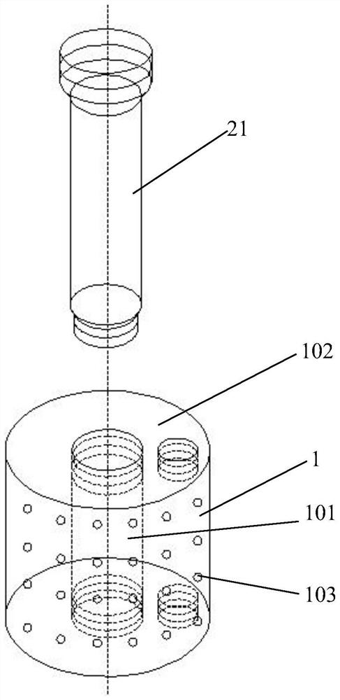 Assembled and combined type grouting pipe assembly capable of simultaneously pouring single grout and double grout