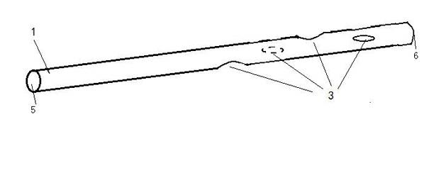 Stomach tube intubation depth identification device and manufacturing method thereof