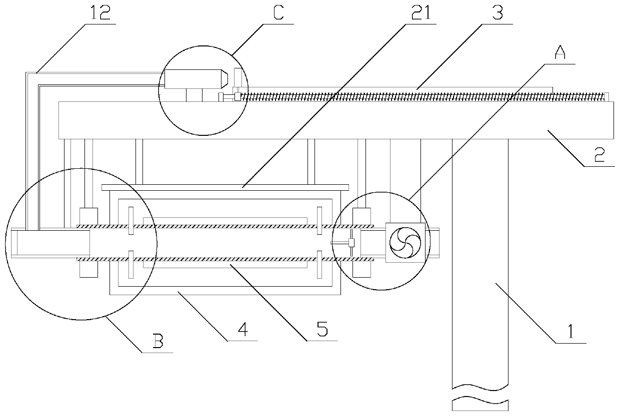 Street-applied lighting engineering equipment with good heat dissipation effect