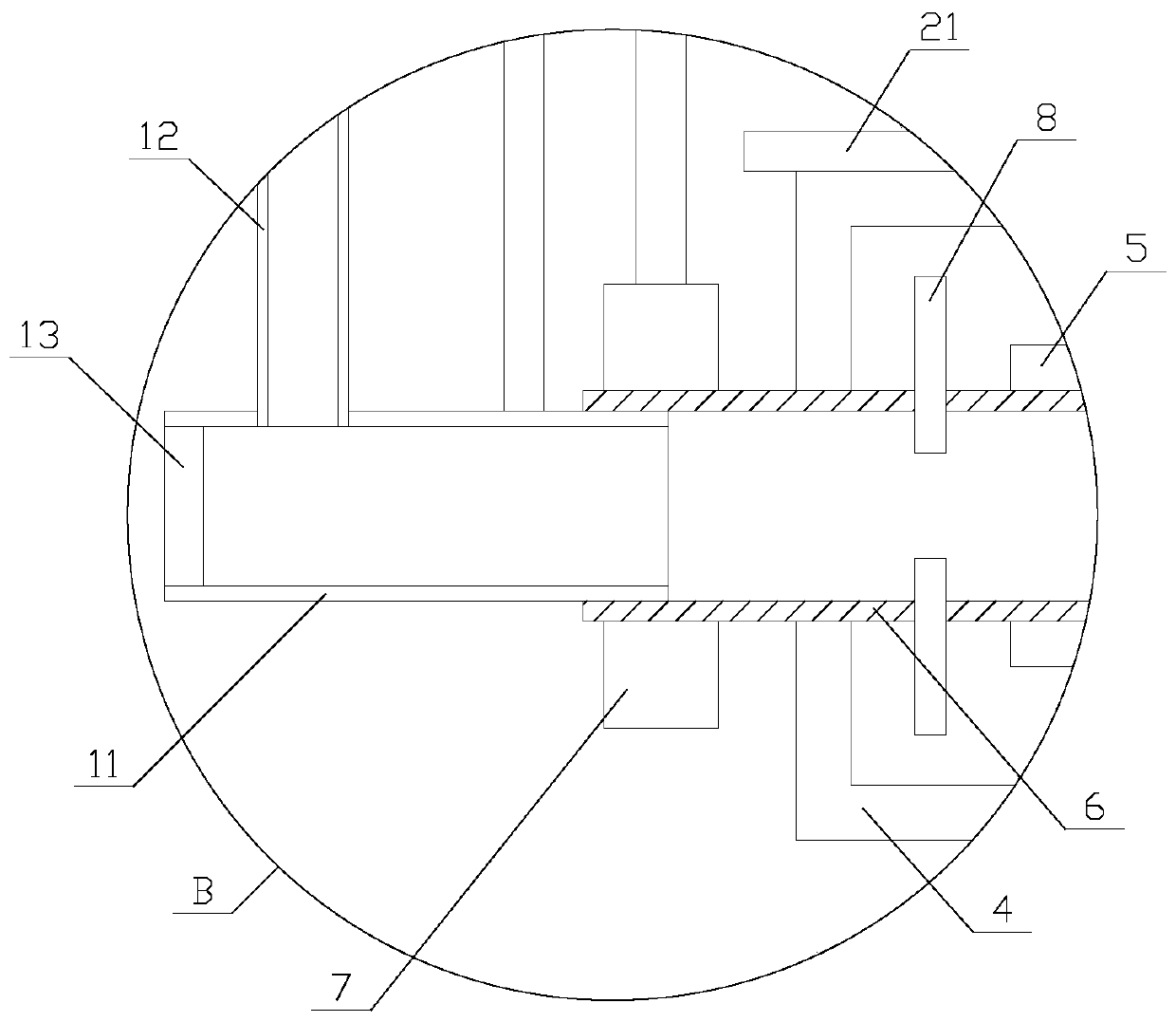 Street-applied lighting engineering equipment with good heat dissipation effect