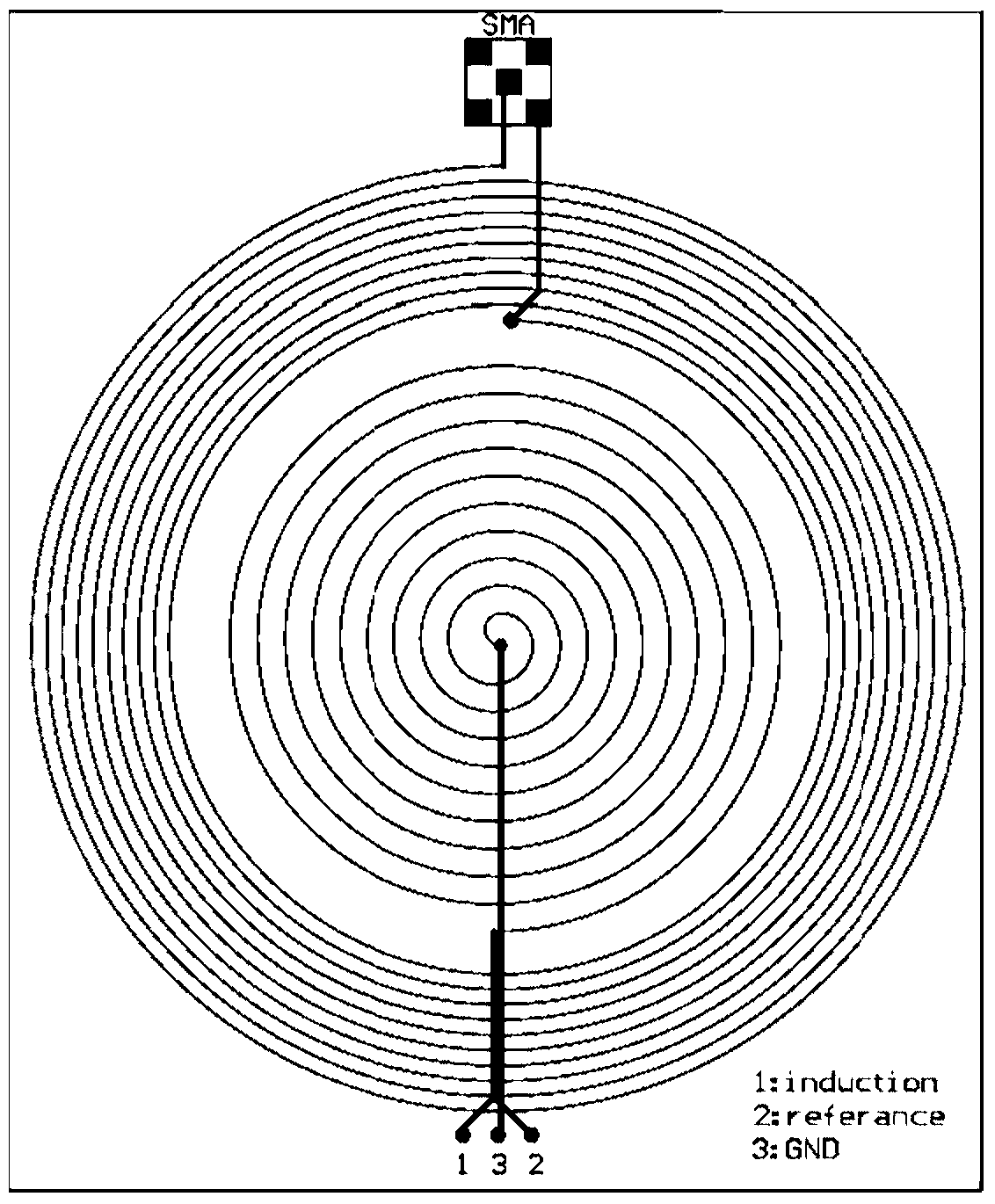 Non-contact cerebrospinal fluid pulse pressure wave monitoring device based on magnetic induction