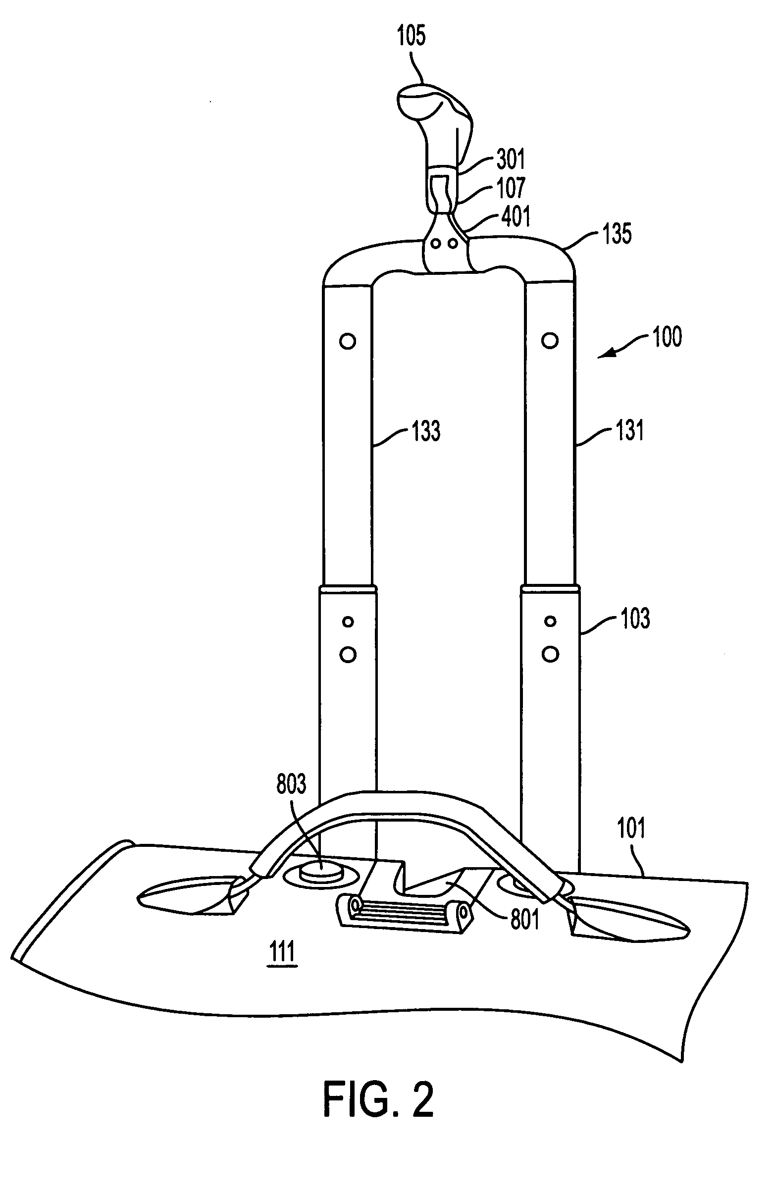 Rotatable handle for towable luggage