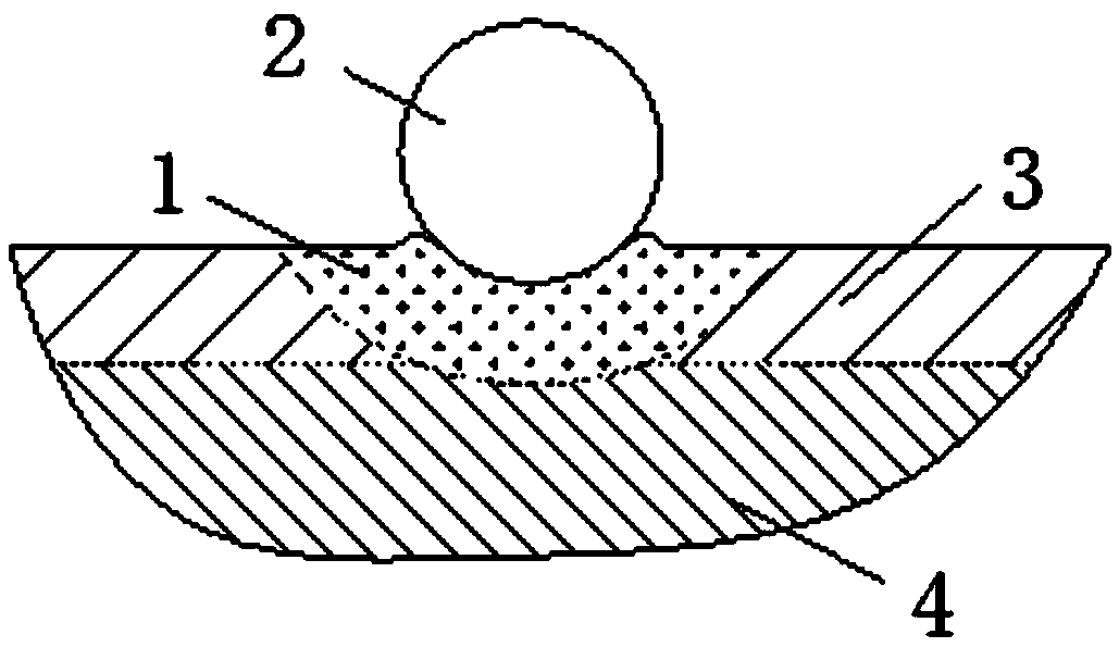 Method for reducing depth of coarse grain layer of surface of aluminum alloy hot forging part