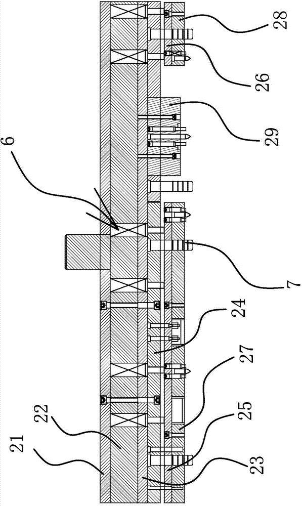 Spring clamp progressive die