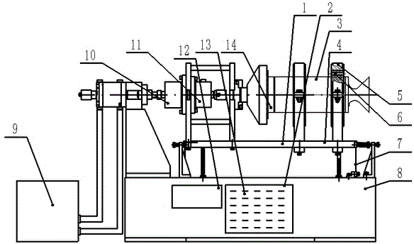 Multi-type compatible high-precision ground static testing stand for rocket engine