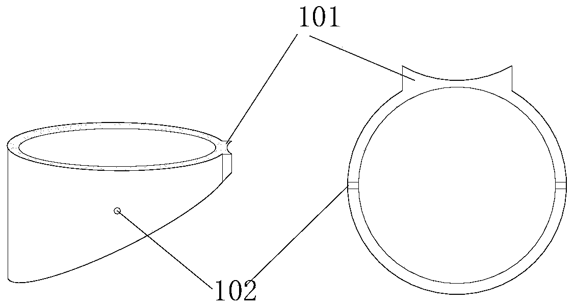 Ladder-shaped ecological protection slope and construction method thereof