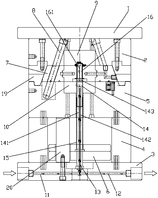 A mold with good ventilation and cooling effect