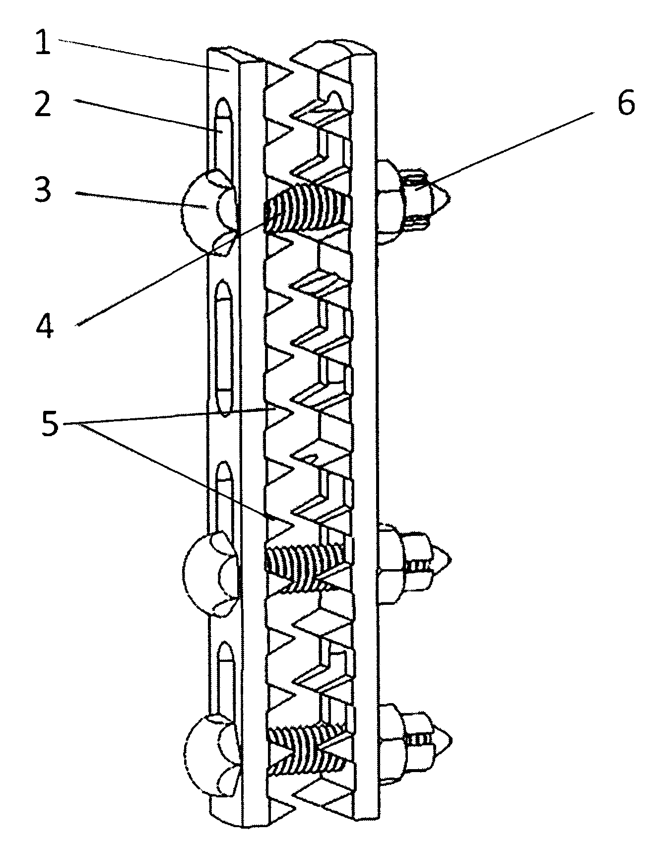 Spinous internal-fixation device