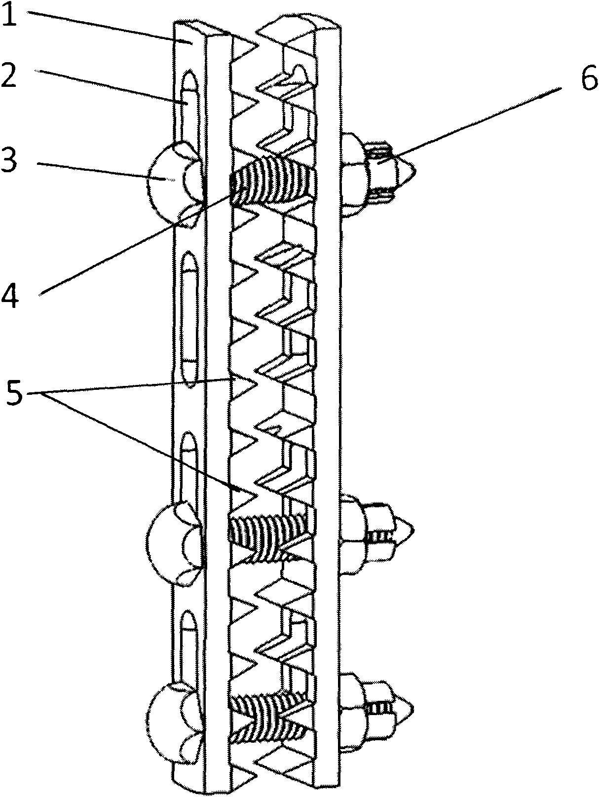 Spinous internal-fixation device