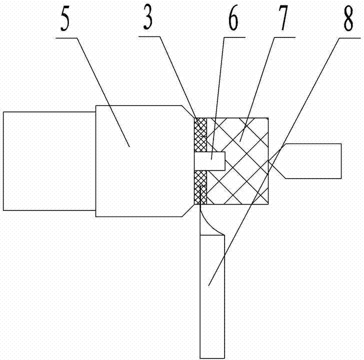 Machining process method of rubber workpiece step surface