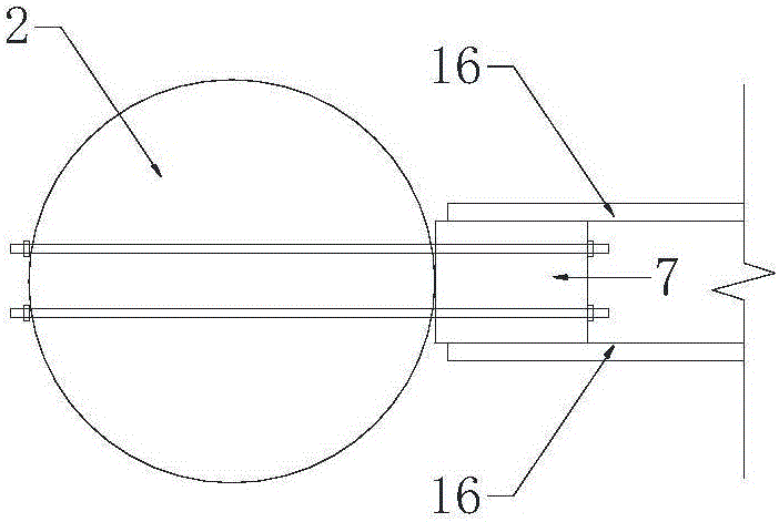 Wooden frame energy-consuming wall body of ancient building