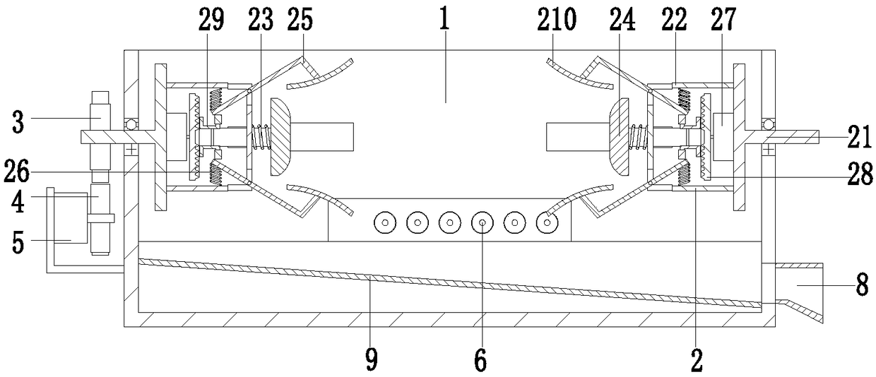 An automatic toner processing system special for laser printer toner cartridge