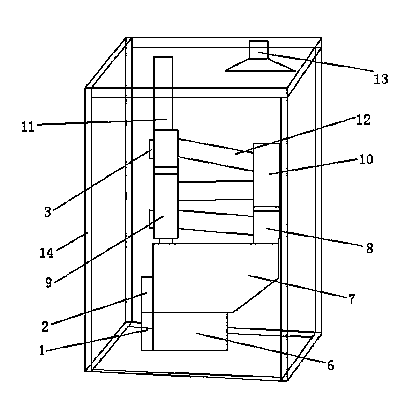 Processing method of dried lily bulb and drying device thereof