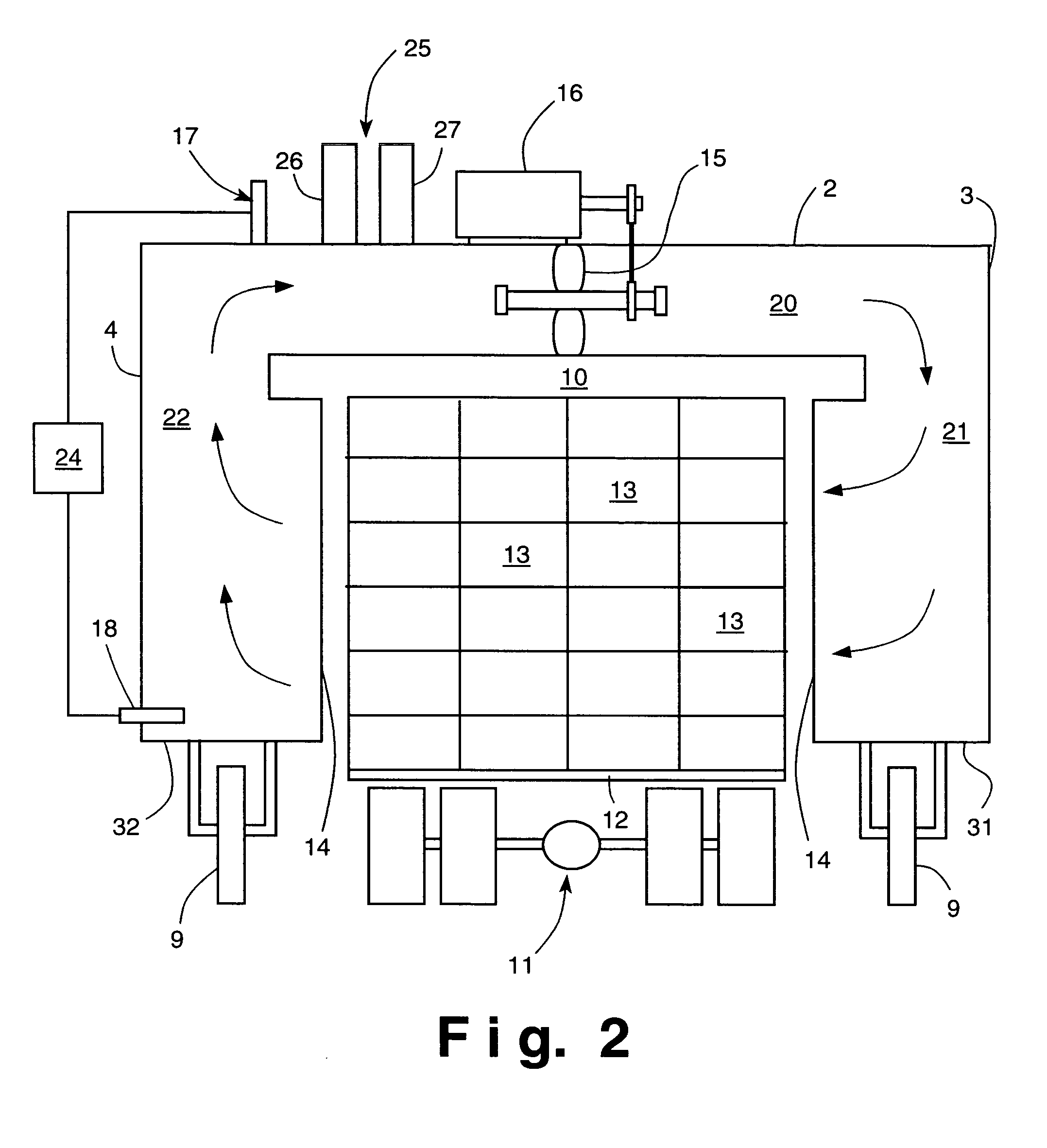 System and method for treating live cargo such as poultry with gas