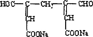 Preparing method for aldehyde acid tanning agent