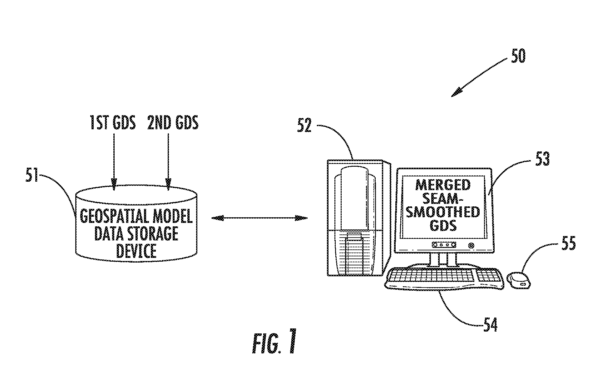 Geospatial modeling system providing poisson-based geospatial data set merging and related methods