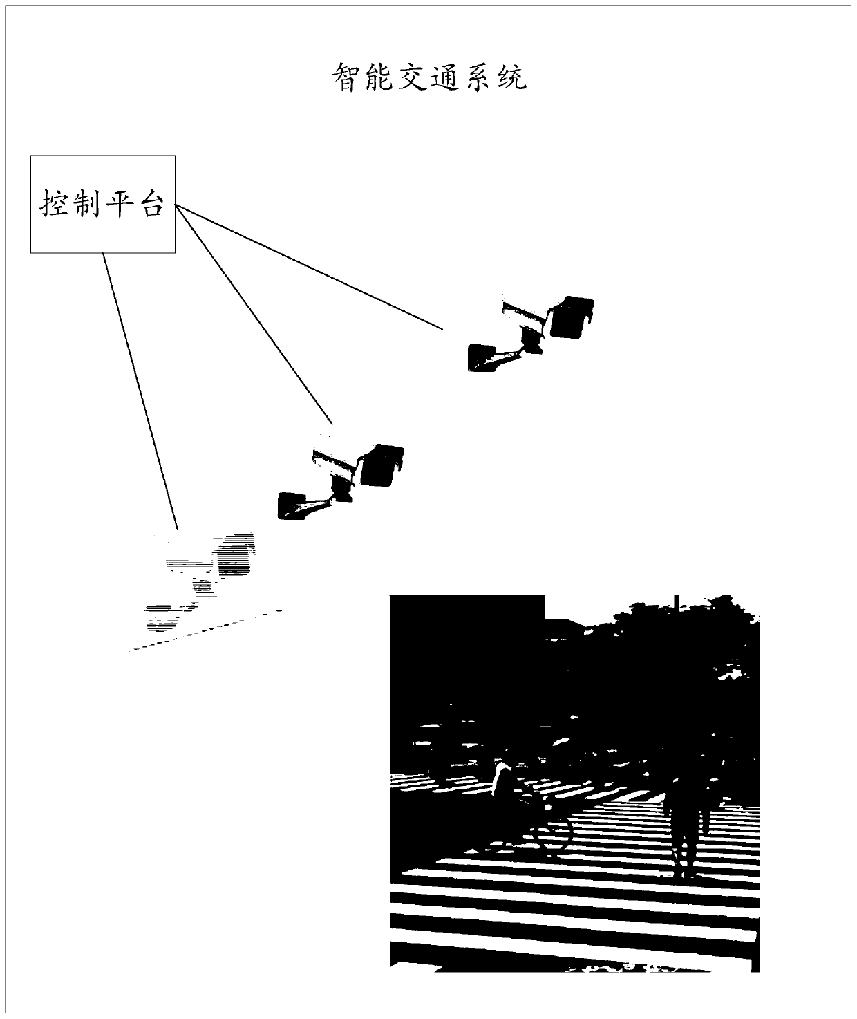 Intelligent pedestrian violation behavior management method and related product