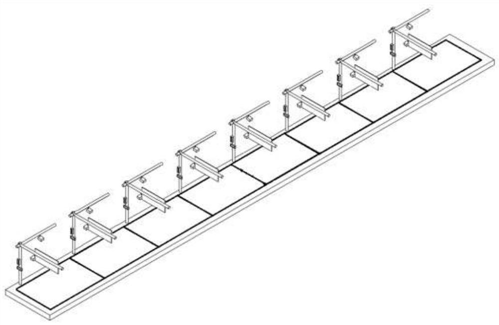 Emergency parking method for tandem parking hall of open structure