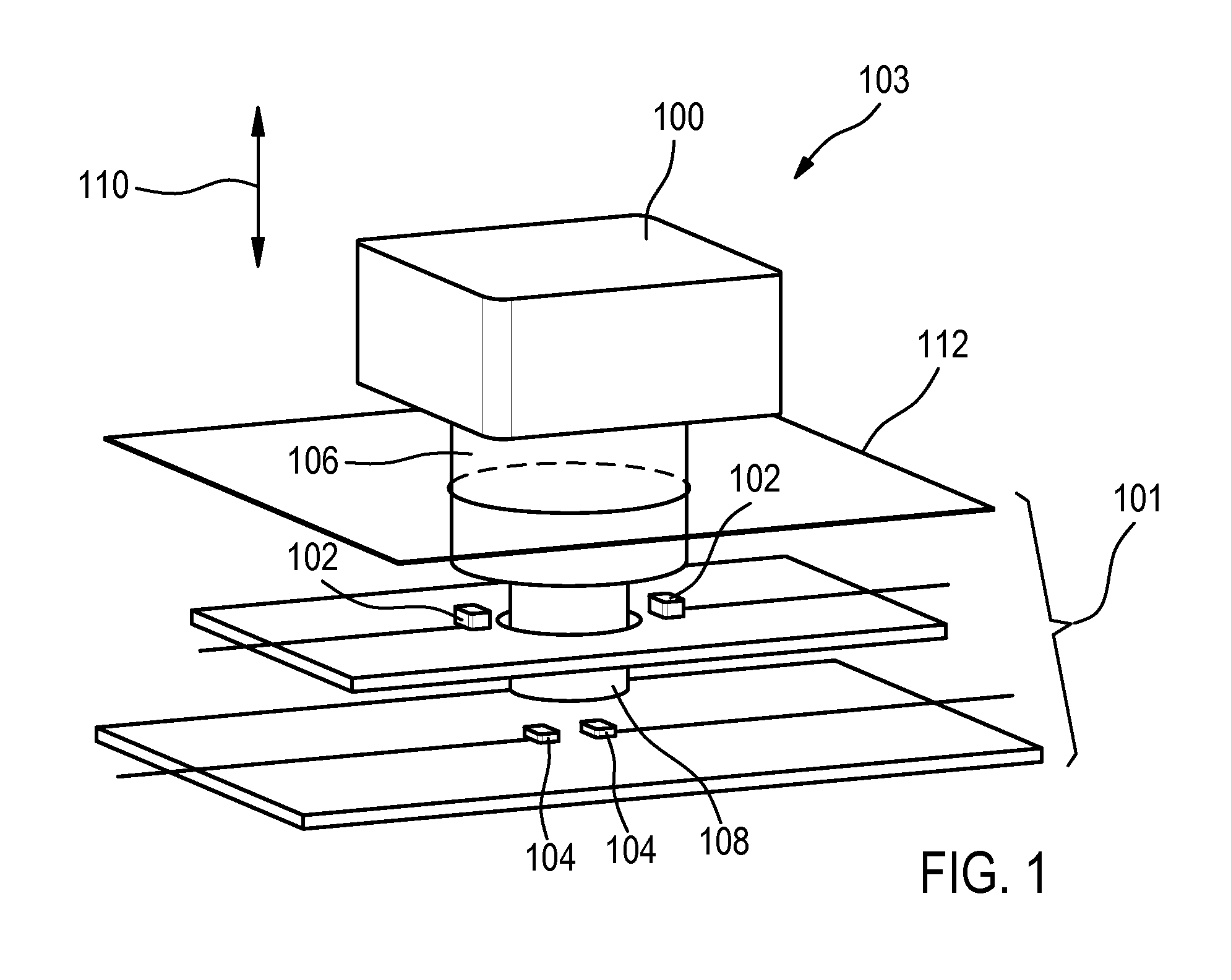 Keypad for the entry of authentication data