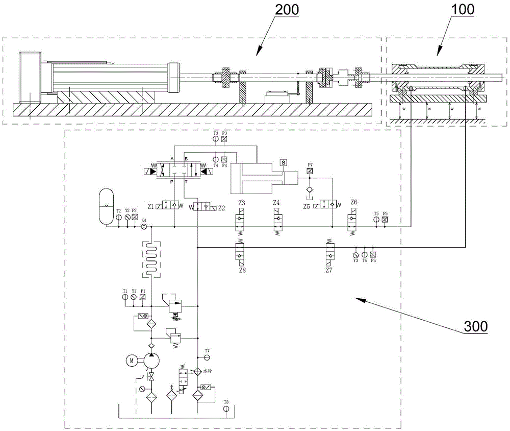 Multi-working-condition comprehensive simulation test system for reciprocating seal of aviation actuator