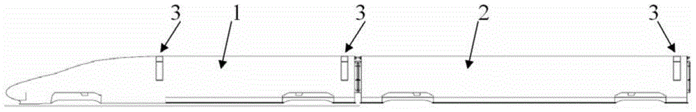 High-speed train wind resistance brake energy conversion device and high-speed train