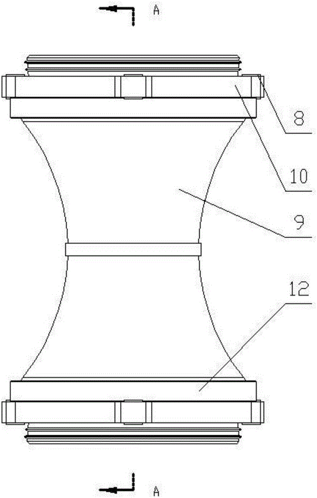 Air joint type flexible mechanical arm based on rope drive