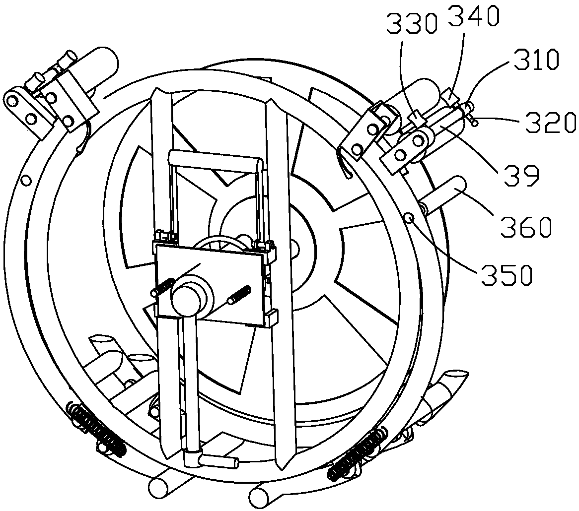 A portable fire hose reel