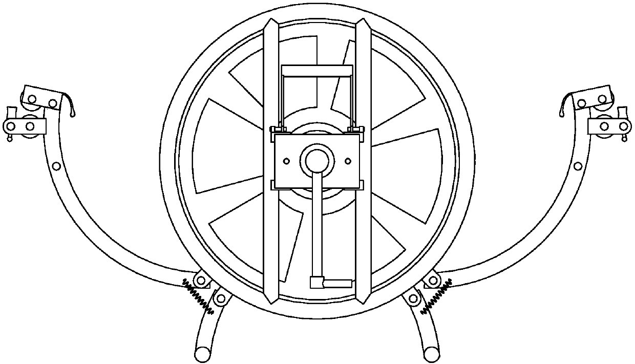 A portable fire hose reel