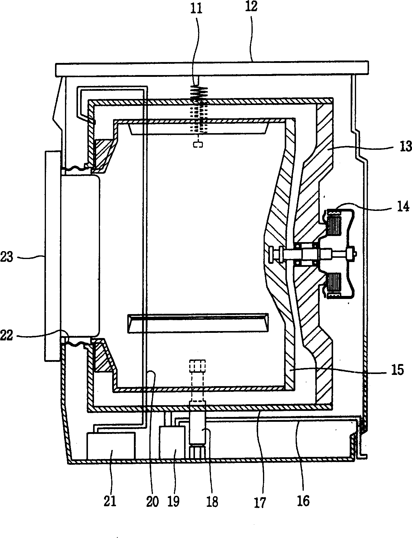 Method for controlling drive of drum washing machine and its device