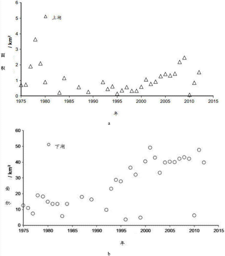 Method for controlling and measuring zizania latifolia biomass