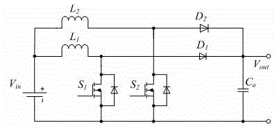 High-gain interleaving boost converter