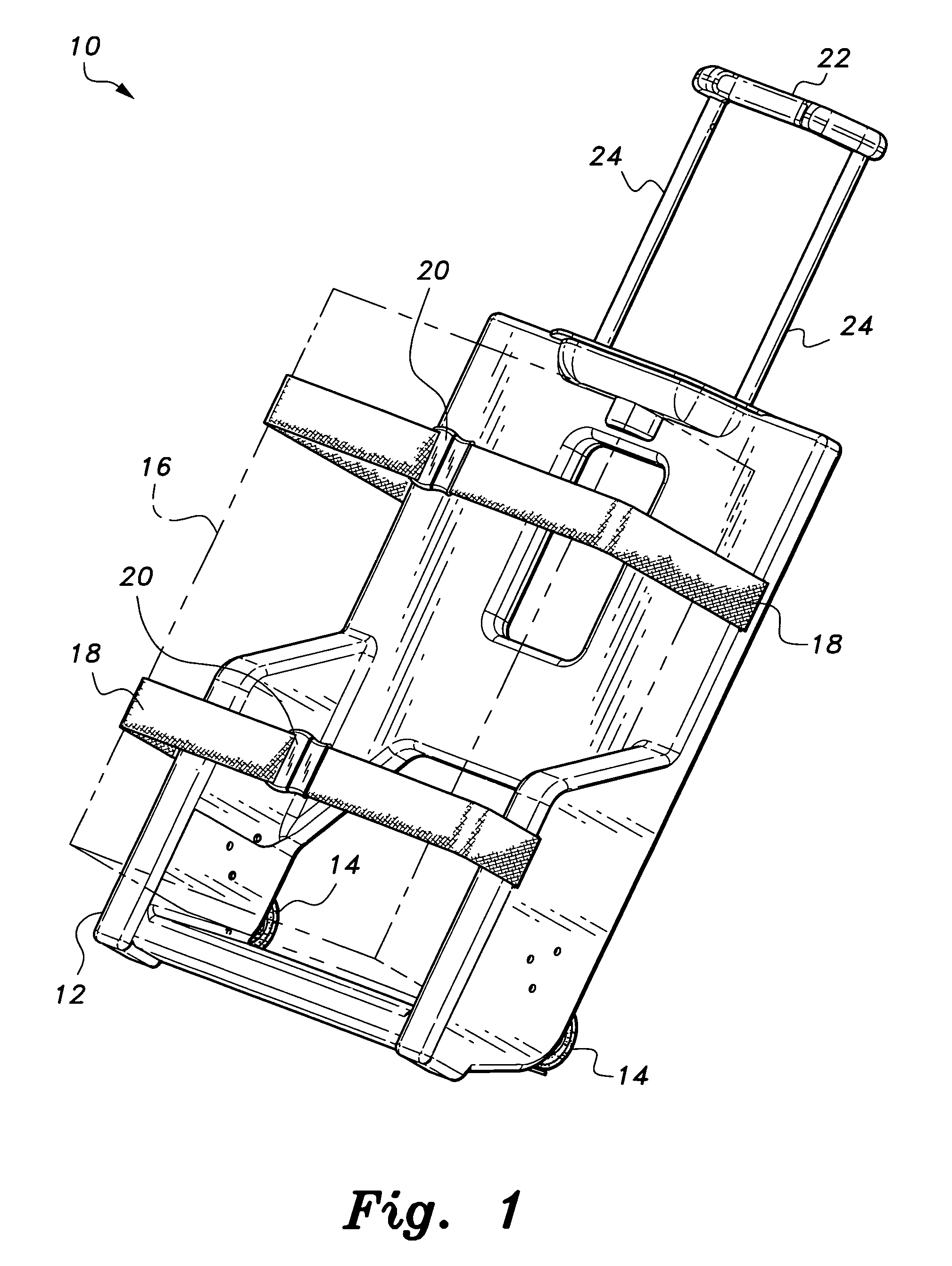 Chassis with retractable wheels